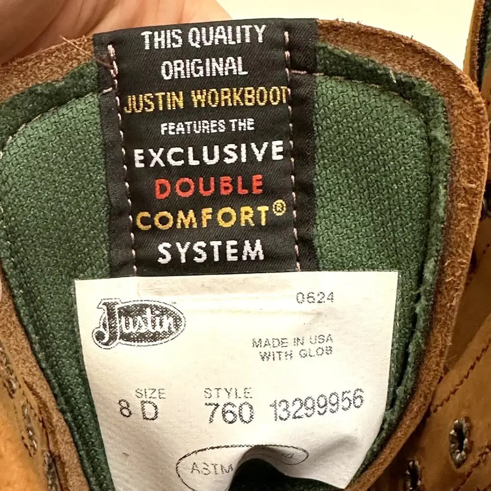NWT Men's Justin 760 Original 8